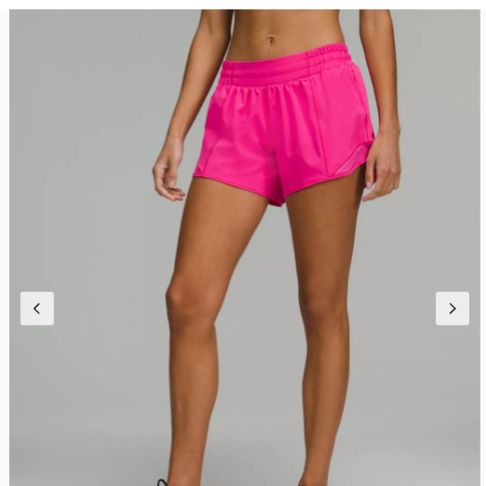 Lululemon Hotty Hot Shorts Sonic Pink